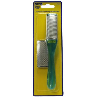 Hornhaut Flachraspel grob + fein 1stk Hornhaut Flachraspel grob + fein 1stk