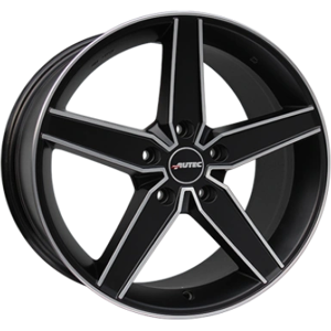 Autec Delano Black Matt Polished 7.5x17 ET 35 5/112 Jante alu Autec Delano Black Matt Polished 7.5x17 ET 35 5/112 Jante alu