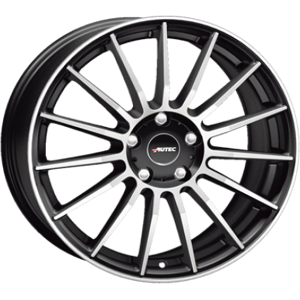 Autec Lamera Schwarz Matt Poliert 7.5x17 ET 29 - Alufelge Autec Lamera Schwarz Matt Poliert 7.5x17 ET 29 - Alufelge