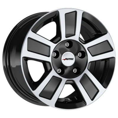 Autec Tigris Schwarze Leichtmetallrad - 6x14 ET 30 4/100 - Sportliches Modernes Design Autec Tigris Schwarze Leichtmetallrad - 6x14 ET 30 4/100 - Sportliches Modernes Design