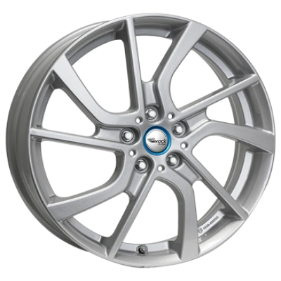 Brock Eb1 Crystal Silver 5x19 ET 43 5/112 Alufelge Silber Brock Eb1 Crystal Silver 5x19 ET 43 5/112 Alufelge Silber