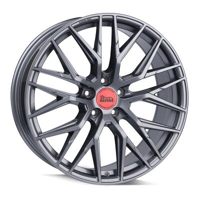 MAM Wheels Rs4 Palladium Painted 8.5x19 ET 35 5/120 Alufelge Grau MAM Wheels Rs4 Palladium Painted 8.5x19 ET 35 5/120 Alufelge Grau