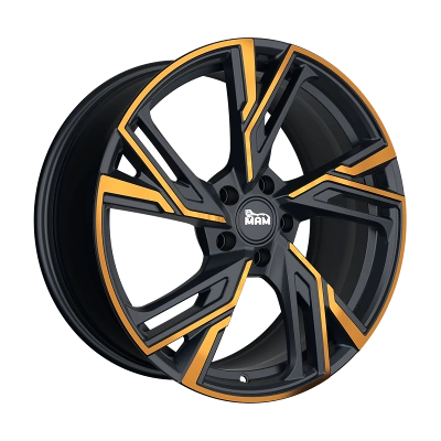 MAM Wheels Rs5 Matt Black Front Copper 8.5x20 ET 42 5/112 Alufelge Schwarz MAM Wheels Rs5 Matt Black Front Copper 8.5x20 ET 42 5/112 Alufelge Schwarz