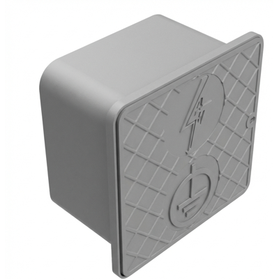 AH Hardt Wandkontrollbox 150x150x100mm aus Kunststoff grau AH Hardt Wandkontrollbox 150x150x100mm aus Kunststoff grau