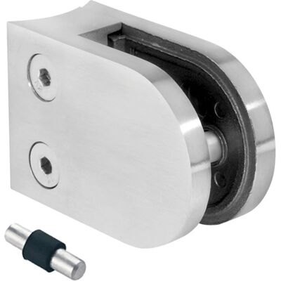 PSG Glashalter 6-12,76 mm 63x45x30 mm Pin AISI 304 System 42,4 mm Satin PSG Glashalter 6-12,76 mm 63x45x30 mm Pin AISI 304 System 42,4 mm Satin