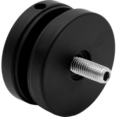 PSG Punkthalter für Glas 8-17,52 mm fi 50/8/M8x45 AISI 304 Flachsystem schwarz PSG Punkthalter für Glas 8-17,52 mm fi 50/8/M8x45 AISI 304 Flachsystem schwarz