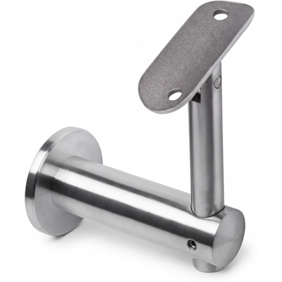 Gelenkige Handlaufhalterung für Wandmontage Ø50mm AISI304 System 42,4 Satin Gelenkige Handlaufhalterung für Wandmontage Ø50mm AISI304 System 42,4 Satin