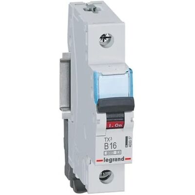 Überstrom-Schutzschalter B 16A 1P 6kA S 301 TX3 403357 LEGRAND Überstrom-Schutzschalter B 16A 1P 6kA S 301 TX3 403357 LEGRAND