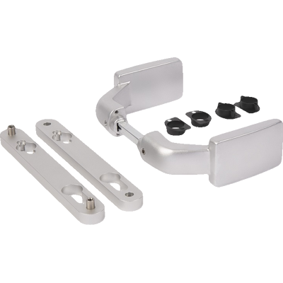 Locinox Türdrücker-Garnitur - Aluminium, 8 mm, 92 mm Locinox Türdrücker-Garnitur - Aluminium, 8 mm, 92 mm