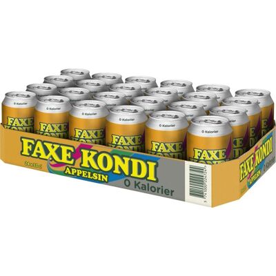 Faxe Kondi Orange 0 Kalorien 24 x 330 ml - 24 x 0,33 L Faxe Kondi Orange 0 Kalorien 24 x 330 ml - 24 x 0,33 L