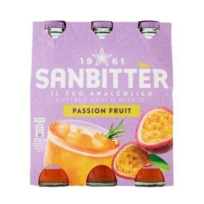 San Pellegrino Sanpellegrino Sanbitter Emozioni Passion Fruit 20cl X 24 - 24*0,2l San Pellegrino Sanpellegrino Sanbitter Emozioni Passion Fruit 20cl X 24 - 24*0,2l