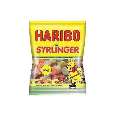 Haribo Syrlinger - Saure Gummibärchen 375g Haribo Syrlinger - Saure Gummibärchen 375g
