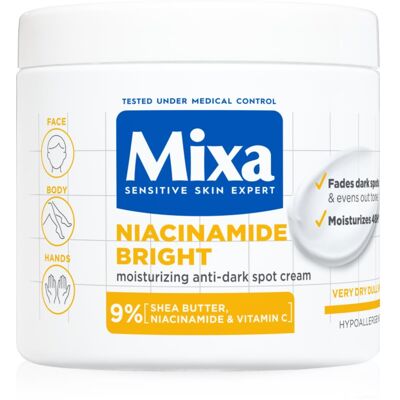 Mixa Niacinamide Bright Körpercreme - Fleckenreduzierung 400ml Mixa Niacinamide Bright Körpercreme - Fleckenreduzierung 400ml