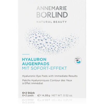ANNEMARIE BÖRLIND EYES & LIPS Eye Pads Hyaluron Augenpads mit Sofort-Effekt 6x2 St. ANNEMARIE BÖRLIND EYES & LIPS Eye Pads Hyaluron Augenpads mit Sofort-Effekt 6x2 St.