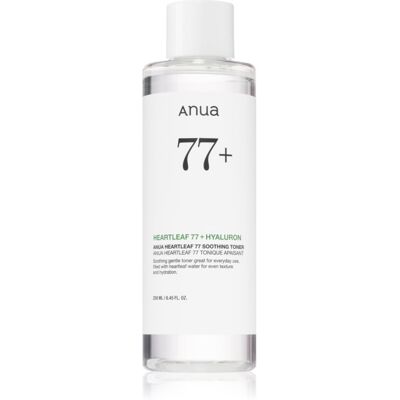 Anua Heartleaf 77% Soothing Toner reinigendes und beruhigendes Gesichtswasser regeneriert die Hautbarriere 250 ml Anua Heartleaf 77% Soothing Toner reinigendes und beruhigendes Gesichtswasser regeneriert die Hautbarriere 250 ml