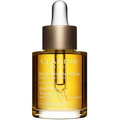 Clarins Blue Orchid Treatment Oil Antioxidant-Bodyöl für Tag und Nacht mit feuchtigkeitsspendender Wirkung 30 ml Clarins Blue Orchid Treatment Oil Antioxidant-Bodyöl für Tag und Nacht mit feuchtigkeitsspendender Wirkung 30 ml
