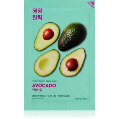 Holika Holika Pure Essence Avocado Beruhigende Tuchmaske 20 ml Holika Holika Pure Essence Avocado Beruhigende Tuchmaske 20 ml