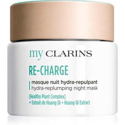 My Clarins Re-Charge Hydra-Replumping Night Mask Energetic Gesichtsmaske für ein strahlendes Aussehen der Haut 50 ml My Clarins Re-Charge Hydra-Replumping Night Mask Energetic Gesichtsmaske für ein strahlendes Aussehen der Haut 50 ml