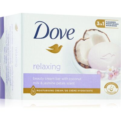 Unilever Dove Relaxing Bar Soap - Kokosmilch & Jasmin - 90g Unilever Dove Relaxing Bar Soap - Kokosmilch & Jasmin - 90g