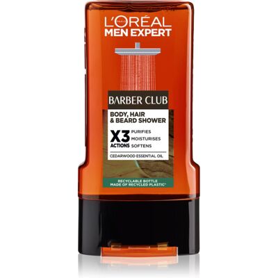 L’Oréal Paris Men Expert Barber Club Duschgel für Herren für die Haare, den Bart und den Körper 300 ml L’Oréal Paris Men Expert Barber Club Duschgel für Herren für die Haare, den Bart und den Körper 300 ml