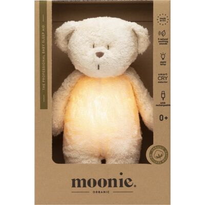 Moonie Bear 2.0 Organic Polar Schmusetuch mit Melodie 1 St. Moonie Bear 2.0 Organic Polar Schmusetuch mit Melodie 1 St.