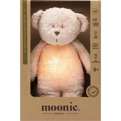 Moonie Bear 2.0 Organic Rose Schmusetuch mit Melodie 1 St. Moonie Bear 2.0 Organic Rose Schmusetuch mit Melodie 1 St.