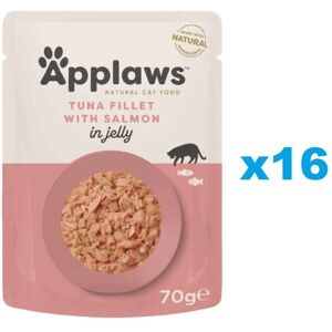 Applaws Thunfisch Lachs Katzenfutter - Beutel 16 x 70g Applaws Thunfisch Lachs Katzenfutter - Beutel 16 x 70g