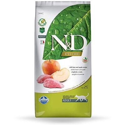 FARMINA N&D Prime mit Wildschwein und Apfel für adulte Katzen 50 g FARMINA N&D Prime mit Wildschwein und Apfel für adulte Katzen 50 g
