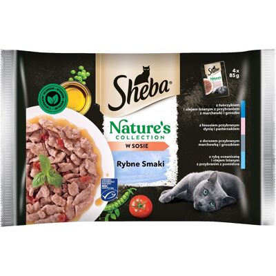 Sheba Nature's Collection Lachs & Kabeljau in Soße - Katzenfutter Sheba Nature's Collection Lachs & Kabeljau in Soße - Katzenfutter