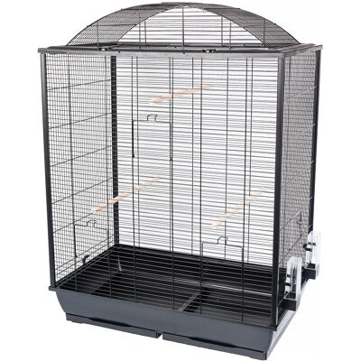 INTERZOO Nicola XL Vogelkäfig 78 cm schwarz INTERZOO Nicola XL Vogelkäfig 78 cm schwarz