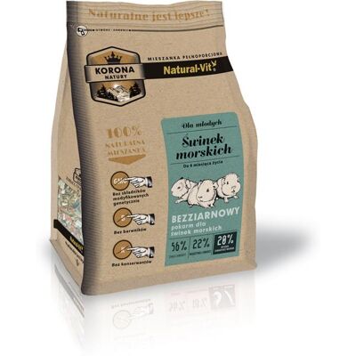 NATURAL-VIT Korona Natury Körnerfreie Mischung für junge Meerschweinchen 750 g NATURAL-VIT Korona Natury Körnerfreie Mischung für junge Meerschweinchen 750 g