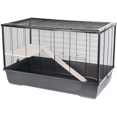 INTERZOO HARRY+WOOD ECO Nagetierkäfig 100 cm schwarz INTERZOO HARRY+WOOD ECO Nagetierkäfig 100 cm schwarz