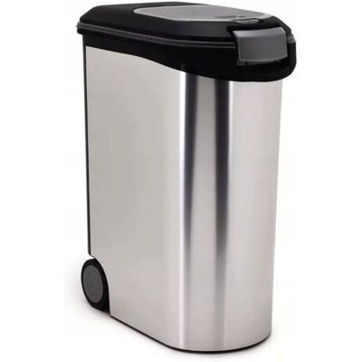 CURVER Futter-Container 20kg / 54L Metal schwarz/Silber 49,3 x 27,8 x 60,5 cm CURVER Futter-Container 20kg / 54L Metal schwarz/Silber 49,3 x 27,8 x 60,5 cm