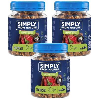 SIMPLY FROM NATURE Pferdefleisch Hundesnacks - Monoprotein, Getreidefrei SIMPLY FROM NATURE Pferdefleisch Hundesnacks - Monoprotein, Getreidefrei