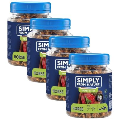 SIMPLY FROM NATURE Pferdefleisch Hundesnacks 4x130 g SIMPLY FROM NATURE Pferdefleisch Hundesnacks 4x130 g