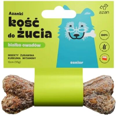 AZANKI Insektenknochen für ältere Hunde Senior 12cm AZANKI Insektenknochen für ältere Hunde Senior 12cm