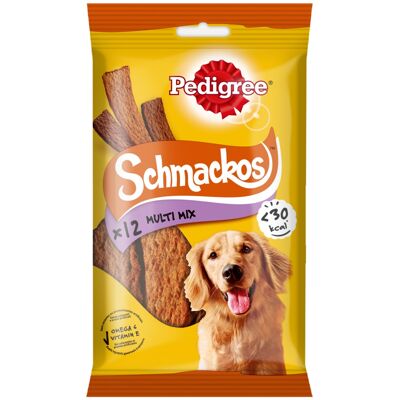 PEDIGREE Schmackos 12x 86g: Hundeleckerlis mit Rindfleisch PEDIGREE Schmackos 12x 86g: Hundeleckerlis mit Rindfleisch