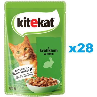 KITEKAT Kanin in Soße - Für adulte Katzen KITEKAT Kanin in Soße - Für adulte Katzen