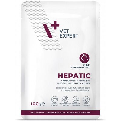 VETEXPERT VET EXPERT Veterinary Diet Cat Hepatic pouch 100 g VETEXPERT VET EXPERT Veterinary Diet Cat Hepatic pouch 100 g