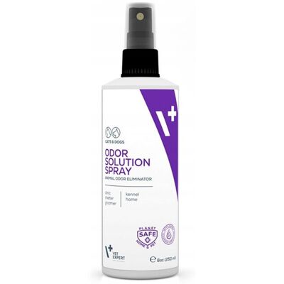 VETEXPERT VET EXPERT Odor Solution Spray Animal Odor Eliminator Geruchsneutralisierer für Hunde und Katzen 250 ml VETEXPERT VET EXPERT Odor Solution Spray Animal Odor Eliminator Geruchsneutralisierer für Hunde und Katzen 250 ml