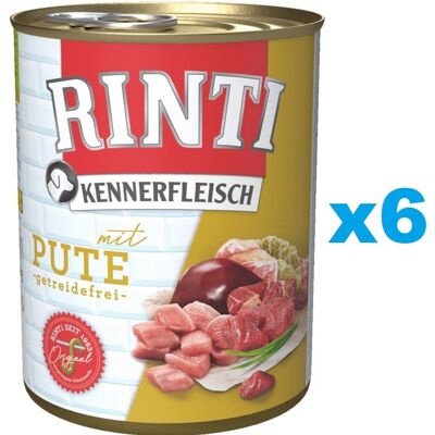RINTI Kennerfleisch Pute 6x800g RINTI Kennerfleisch Pute 6x800g