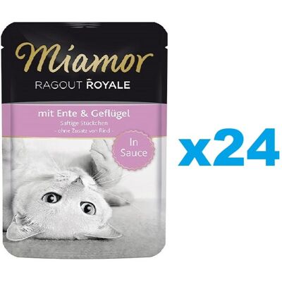 MIAMOR Ragout Royale Ente mit Huhn in Soße 24x100 g MIAMOR Ragout Royale Ente mit Huhn in Soße 24x100 g