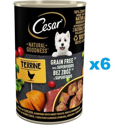 CESAR Natural Goodness Huhn Reicht in Nassfutter - Hundefutter CESAR Natural Goodness Huhn Reicht in Nassfutter - Hundefutter
