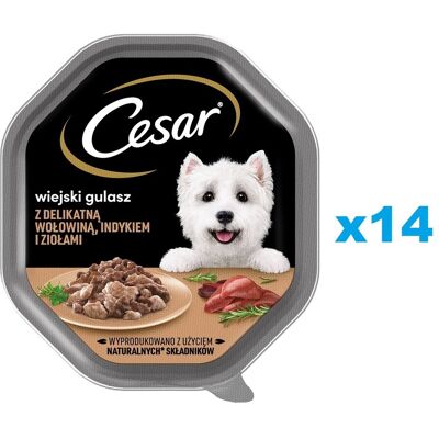 CESAR Modell in Kräutern Sauce - Hundefutter CESAR Modell in Kräutern Sauce - Hundefutter