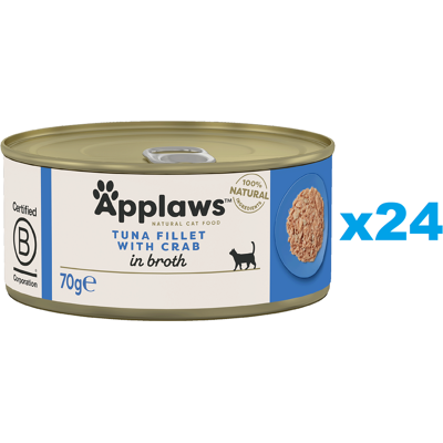 Applaws Thunfisch Krabben Katzennahrung - 24 x 70g Applaws Thunfisch Krabben Katzennahrung - 24 x 70g