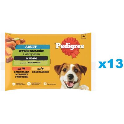 PEDIGREE - Huhn & Rind mit Leber - Nassfutter für Hunde PEDIGREE - Huhn & Rind mit Leber - Nassfutter für Hunde