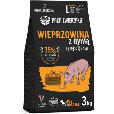 PAKA ZWIERZAKA Seventh Heaven Karma sucha Wieprzowina z dynią L 3kg - Hundefutter PAKA ZWIERZAKA Seventh Heaven Karma sucha Wieprzowina z dynią L 3kg - Hundefutter