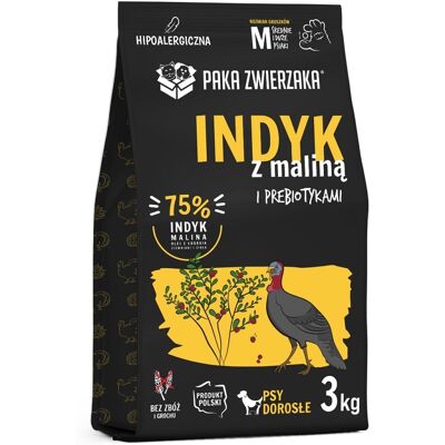 PAKA ZWIERZAKA Seventh Heaven Trockenfutter Pute mit Himbeere - Hundfutter PAKA ZWIERZAKA Seventh Heaven Trockenfutter Pute mit Himbeere - Hundfutter