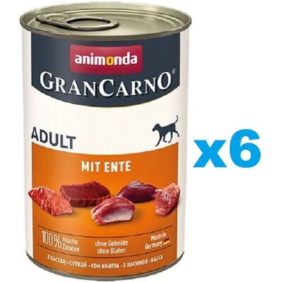 Animonda GranCarno Ente Schwein Adult Hundefutter - 400 g Animonda GranCarno Ente Schwein Adult Hundefutter - 400 g