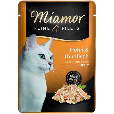 MIAMOR Feine Filets Huhn und Thunfisch Beutel 6x100 g MIAMOR Feine Filets Huhn und Thunfisch Beutel 6x100 g